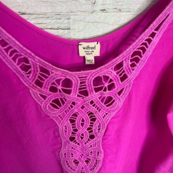 Aritzia wilfred silk pink dress size small - Picture 4 of 7